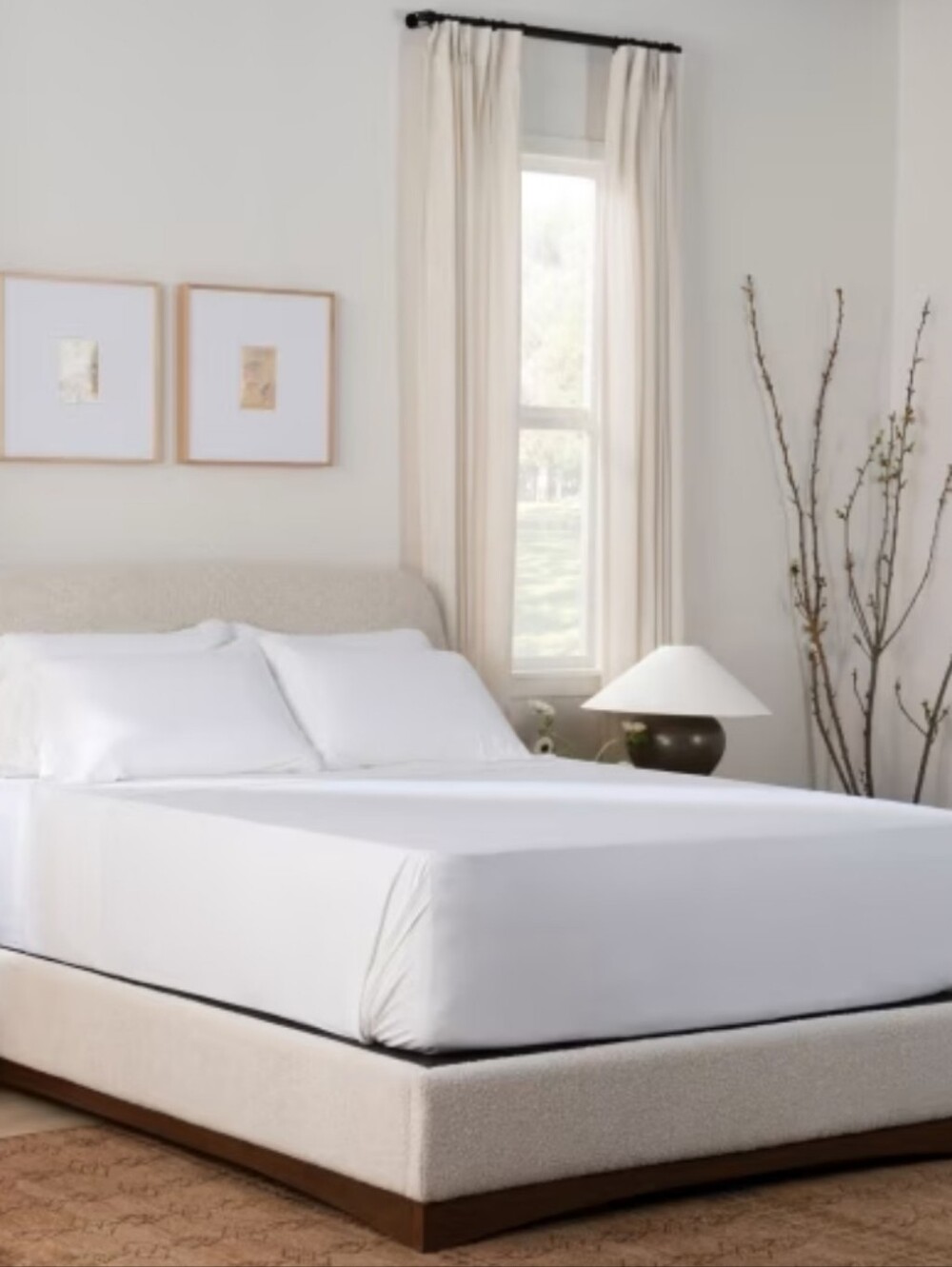 Purple Bamboo Fitted Sheet
